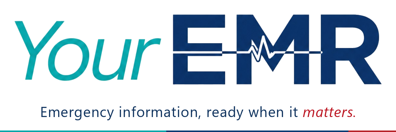 YourEMR — Emergency information, ready when it matters official logo